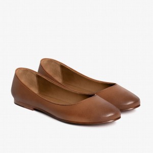 Baleriny Thursday Boots Feliz Damskie Toffee | TAW4272WF