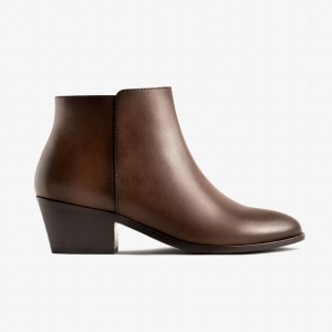 Botki Thursday Boots Downtown Damskie Kawa | RWS8223JW