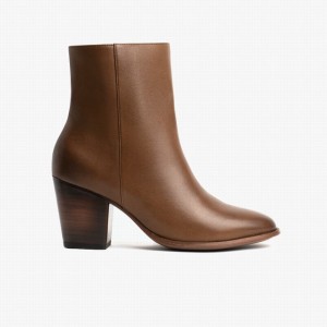 Botki Thursday Boots Highline Damskie Walnut | ULM573AL