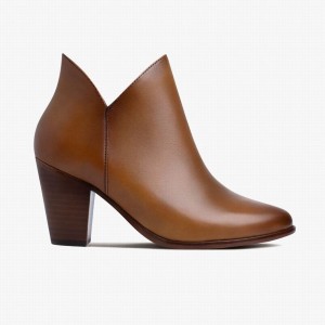 Botki Thursday Boots Uptown Damskie Brązowe | YLB8669RF