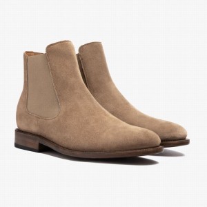 Buty Chelsea Thursday Boots Cavalier Męskie Beżowe | CCP85100JG