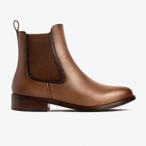 Buty Chelsea Thursday Boots Duchess Damskie Brązowe | EBO5243IW