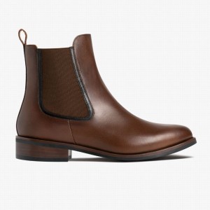 Buty Chelsea Thursday Boots Duchess Damskie Walnut | ENC2792AI