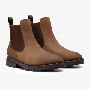 Buty Chelsea Thursday Boots Legend Męskie Safari | UUS4722CP