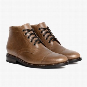 Buty Chukka Thursday Boots Cadet Męskie Beżowe | UWU2725MI