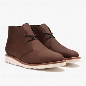 Buty Chukka Thursday Boots Scout Męskie Czekolada | UNB3841YT