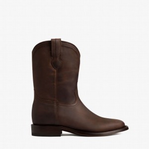 Buty Zachodnie Thursday Boots Frontier Męskie Kawa | PAT6717SQ