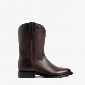 Buty Zachodnie Thursday Boots Frontier Męskie Brązowe | FKX2638UY