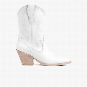 Buty Zachodnie Thursday Boots Sierra Damskie Białe | ZRO7467VU