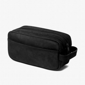 Kosmetyczki Thursday Boots Dopp Kit Męskie Czarne | OSZ863YO