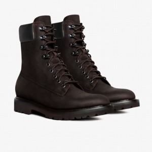 Kozaki Sznurowane Thursday Boots Explorer Męskie Kawa | NXU4140PL