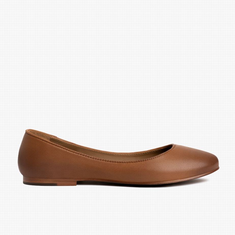 Baleriny Thursday Boots Feliz Damskie Toffee | TAW4272WF