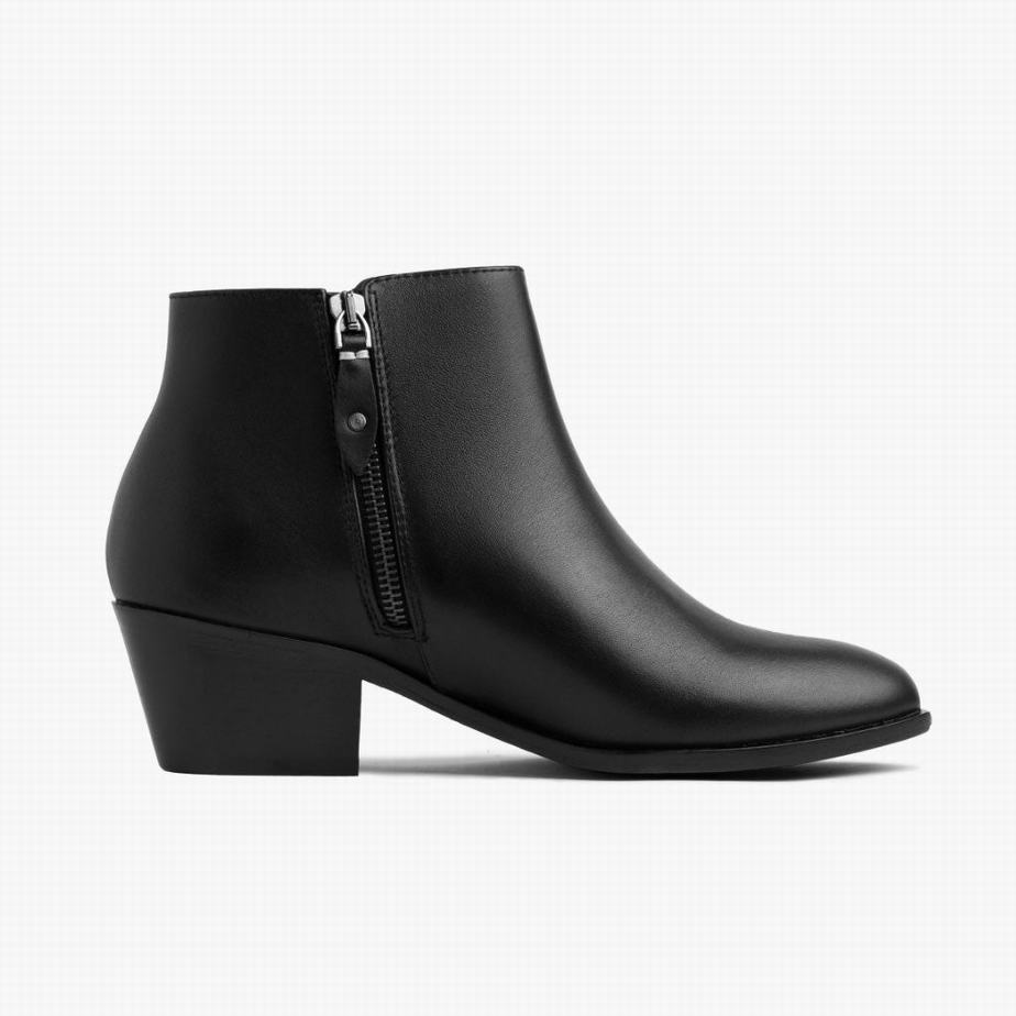 Botki Thursday Boots Downtown Damskie Czarne | ZEL8764YV