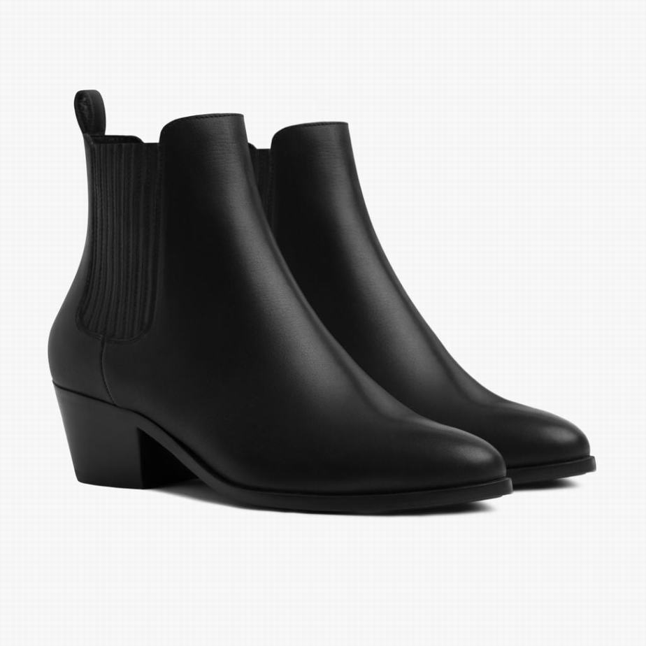 Botki Thursday Boots Dreamer Damskie Czarne | DYI374IO