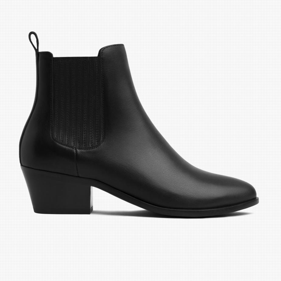 Botki Thursday Boots Dreamer Damskie Czarne | DYI374IO