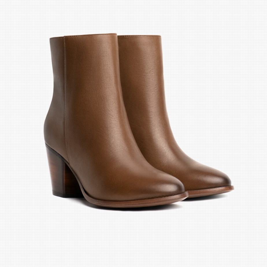 Botki Thursday Boots Highline Damskie Walnut | ULM573AL