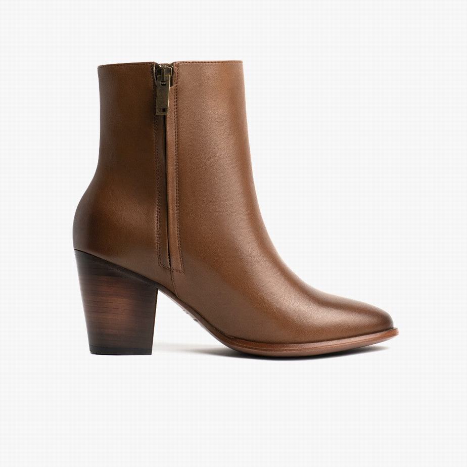 Botki Thursday Boots Highline Damskie Walnut | ULM573AL