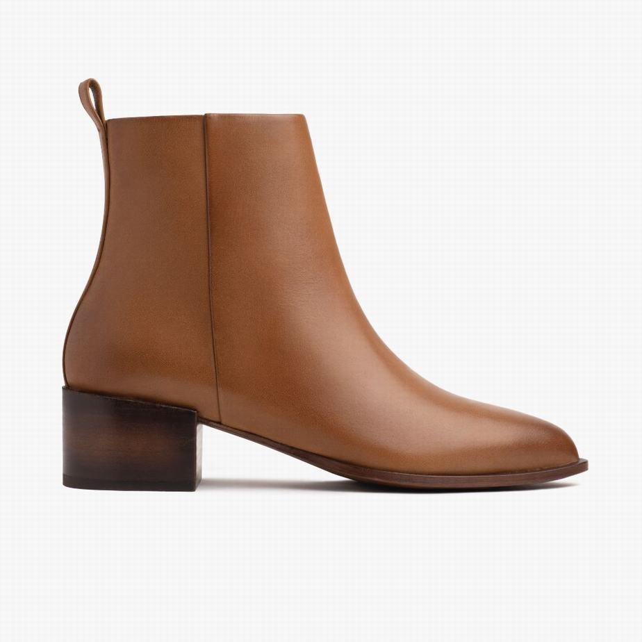 Botki Thursday Boots Tempo Damskie Toffee | NJK1730WO