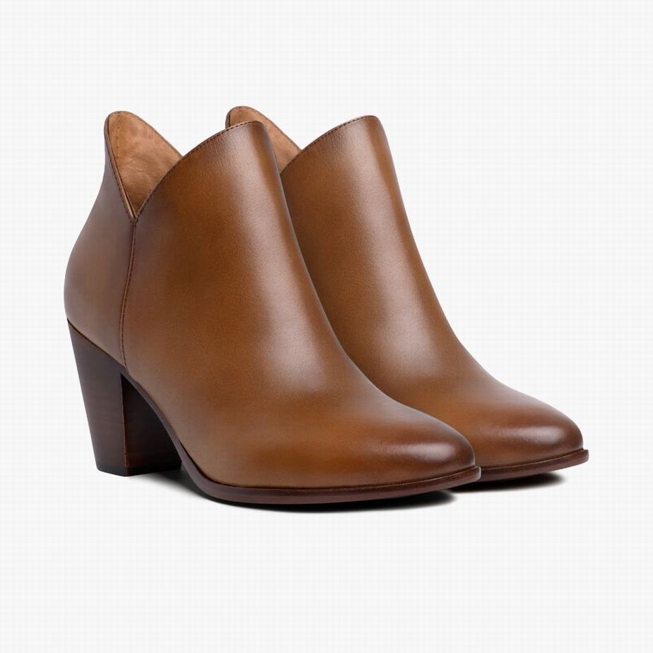 Botki Thursday Boots Uptown Damskie Brązowe | YLB8669RF