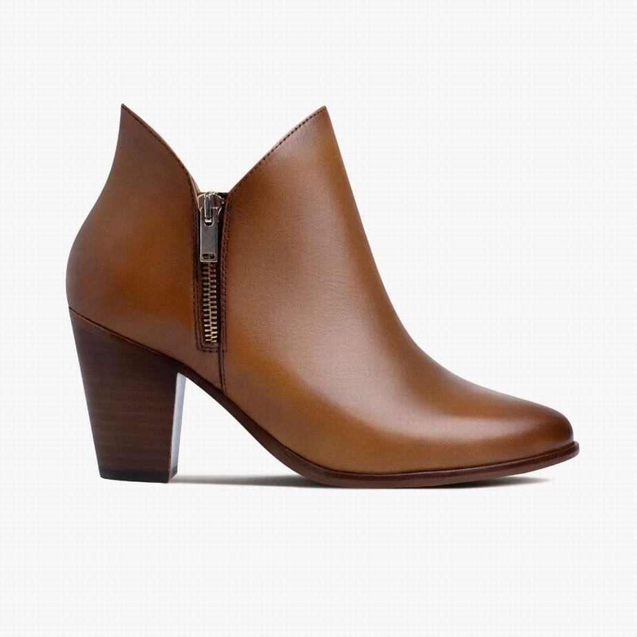 Botki Thursday Boots Uptown Damskie Brązowe | YLB8669RF