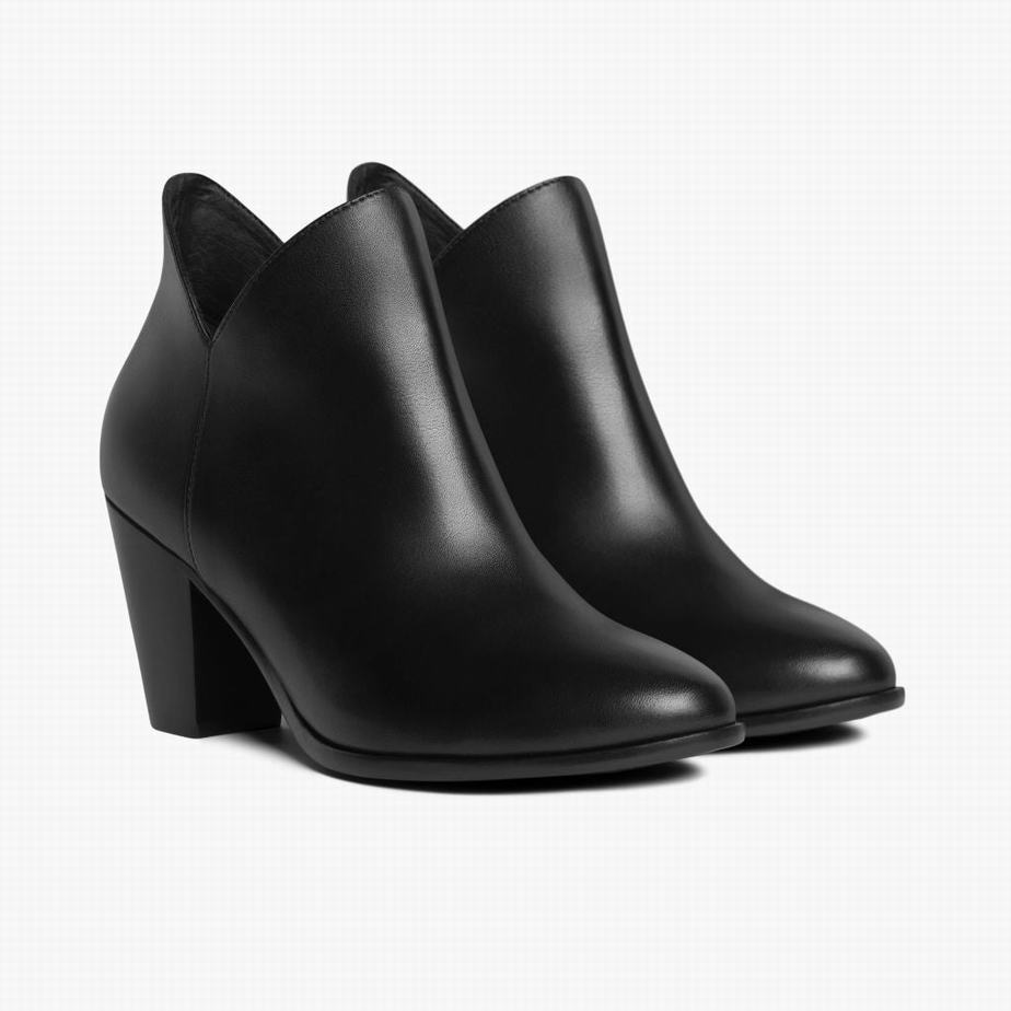 Botki Thursday Boots Uptown Damskie Czarne | SLR74QF