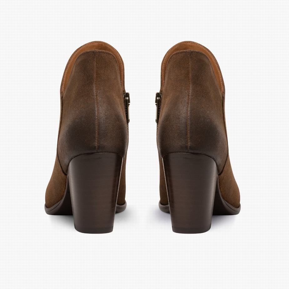 Botki Thursday Boots Uptown Damskie Kawa | MDU1131RK