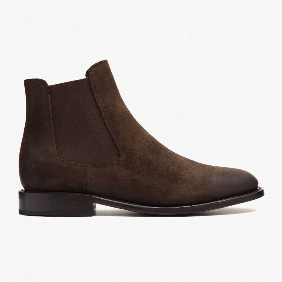 Buty Chelsea Thursday Boots Cavalier Męskie Ciemny Brązowe | BIY6939MZ