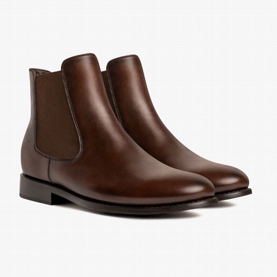 Buty Chelsea Thursday Boots Cavalier Męskie Czekolada | RKI7096UV