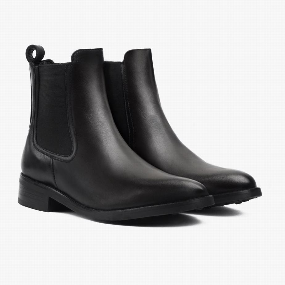 Buty Chelsea Thursday Boots Duchess Damskie Czarne | SSK1637FT