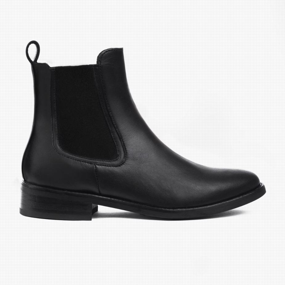 Buty Chelsea Thursday Boots Duchess Damskie Czarne | SSK1637FT