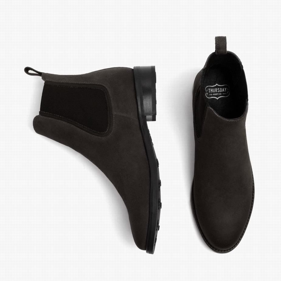 Buty Chelsea Thursday Boots Duchess Damskie Szare | CDW2340CM