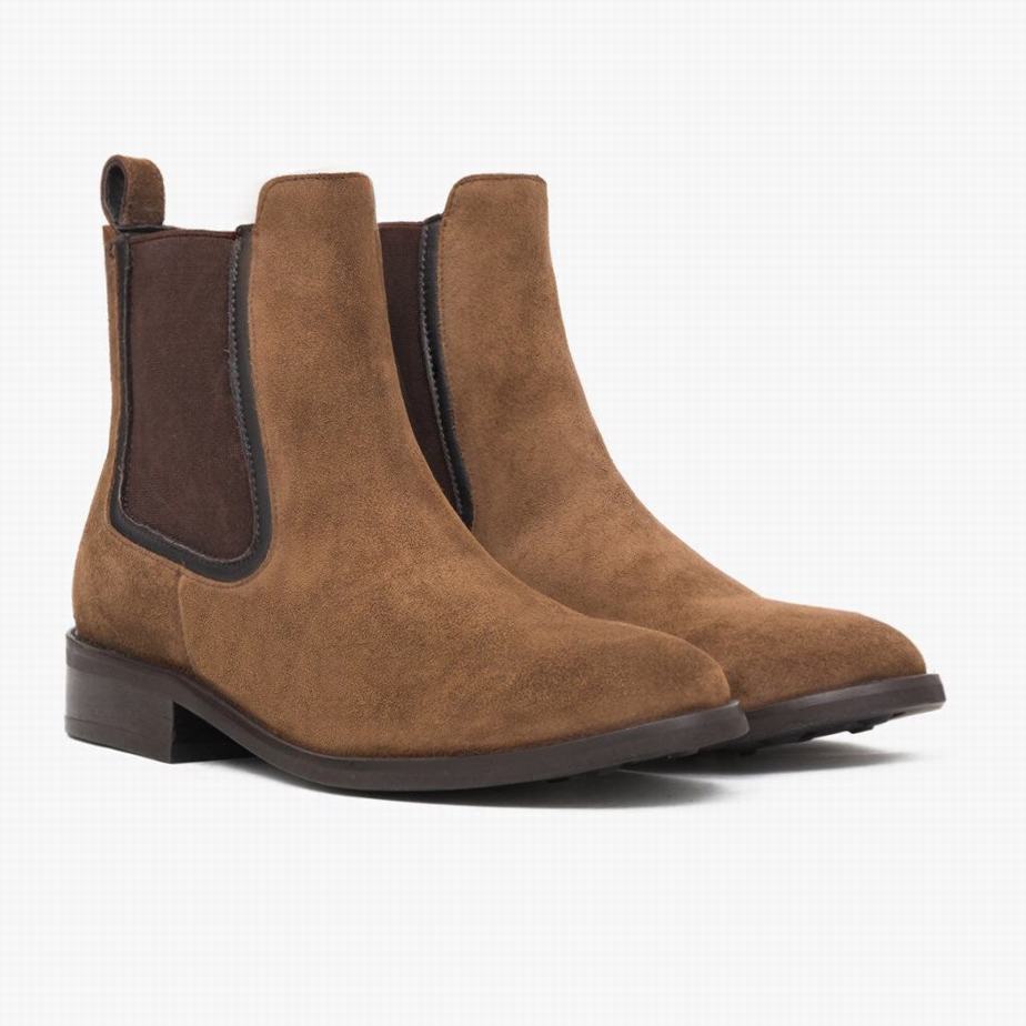 Buty Chelsea Thursday Boots Duchess Damskie Brązowe | TWE418DX