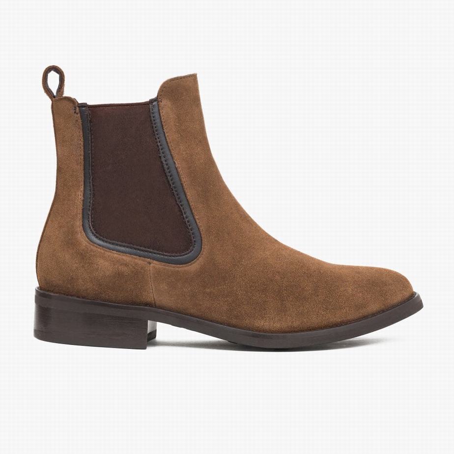 Buty Chelsea Thursday Boots Duchess Damskie Brązowe | TWE418DX