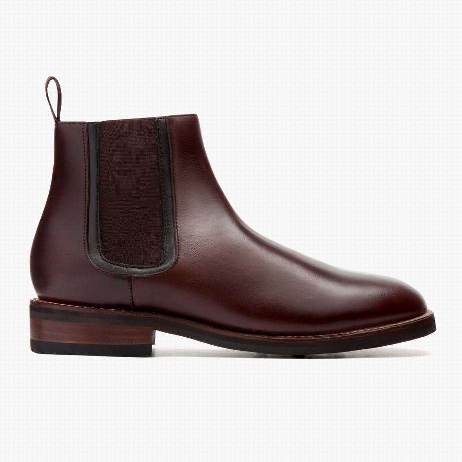 Buty Chelsea Thursday Boots Duke Męskie Brązowe | SNE4570SU