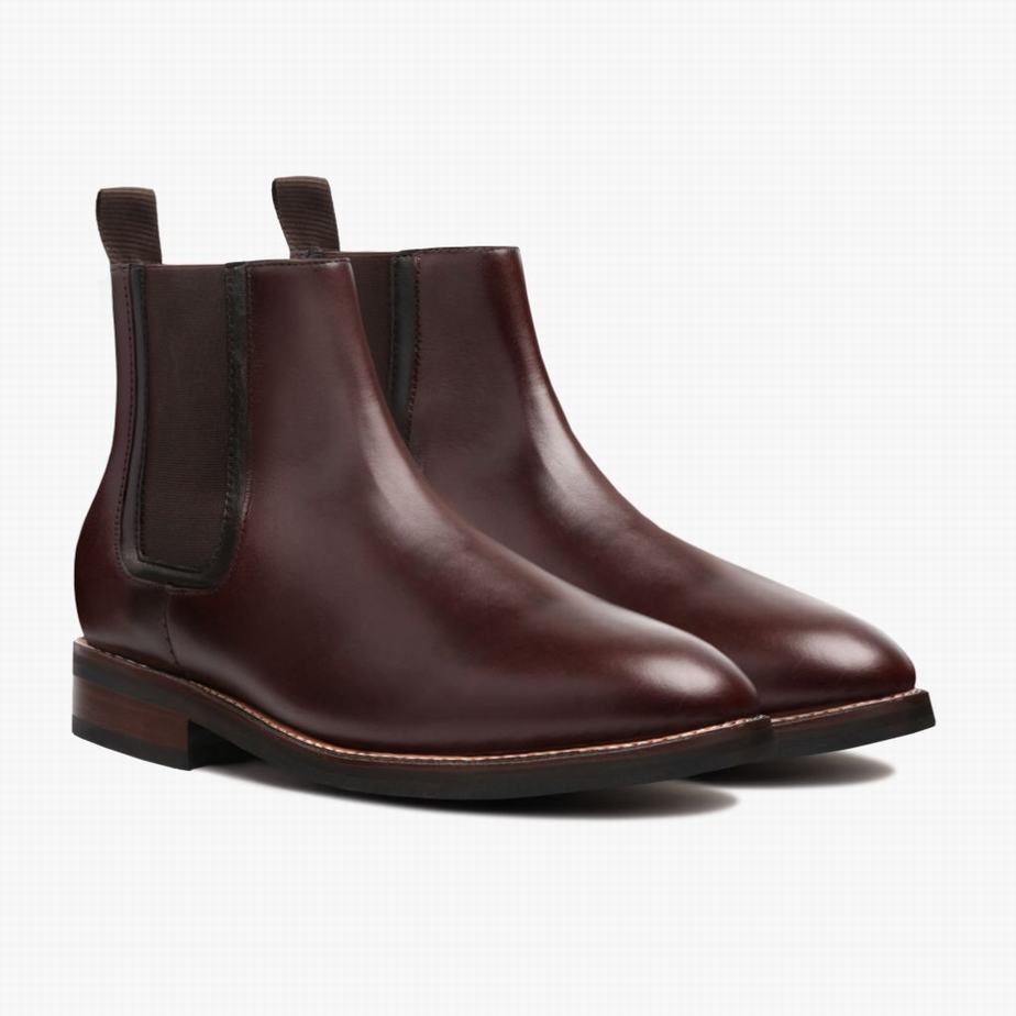 Buty Chelsea Thursday Boots Duke Męskie Brązowe | SNE4570SU