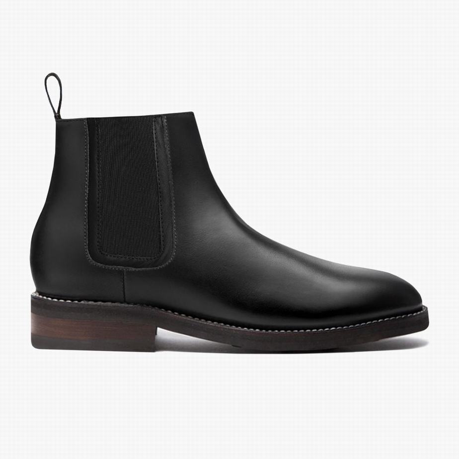 Buty Chelsea Thursday Boots Duke Męskie Czarne | BIJ7370RW