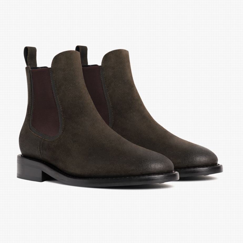 Buty Chelsea Thursday Boots Duke Męskie Ciemny Oliwkowe | ZSQ1762PW