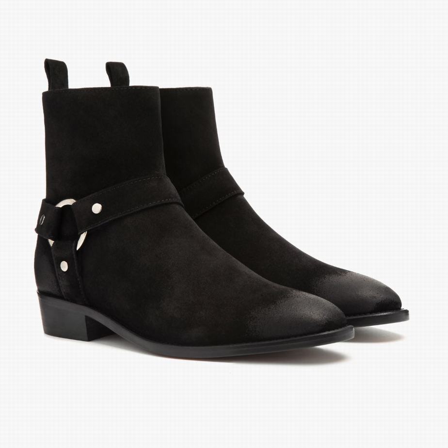 Buty Chelsea Thursday Boots Harness Męskie Czarne | PIW8112IF