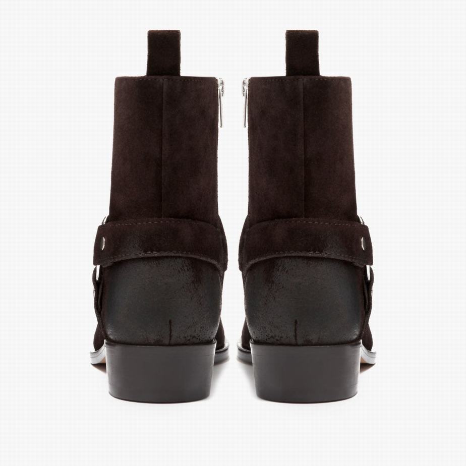 Buty Chelsea Thursday Boots Harness Męskie Ciemny Brązowe | JOH7433QX