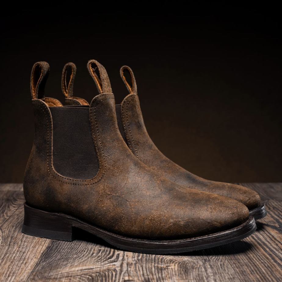 Buty Chelsea Thursday Boots Journeyman Męskie Szare | TRR2332FX