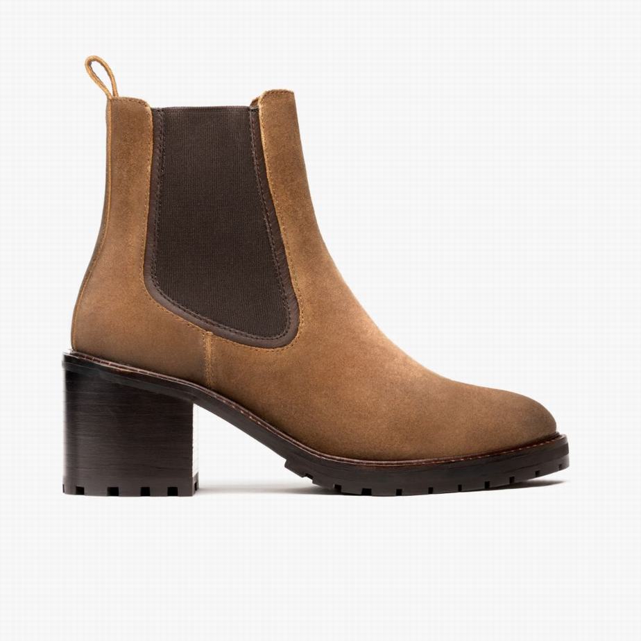 Buty Chelsea Thursday Boots Knockout Damskie Safari | GFM7971XQ