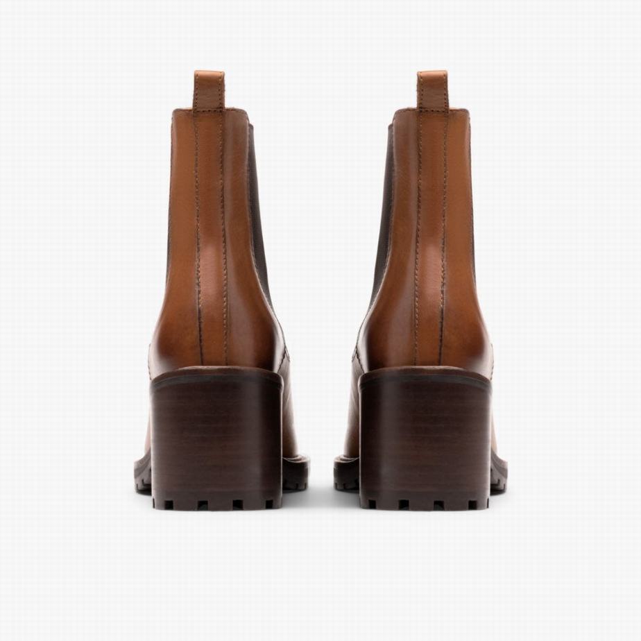 Buty Chelsea Thursday Boots Knockout Damskie Toffee | UMO9517NK