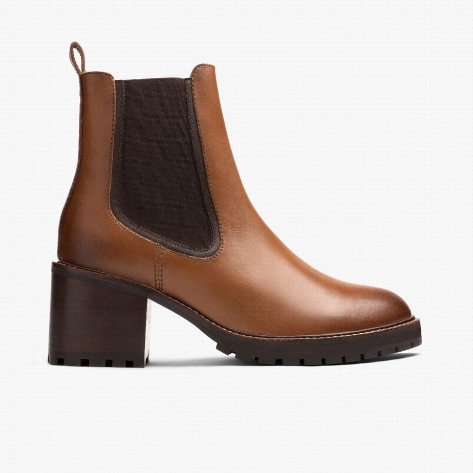 Buty Chelsea Thursday Boots Knockout Damskie Toffee | UMO9517NK