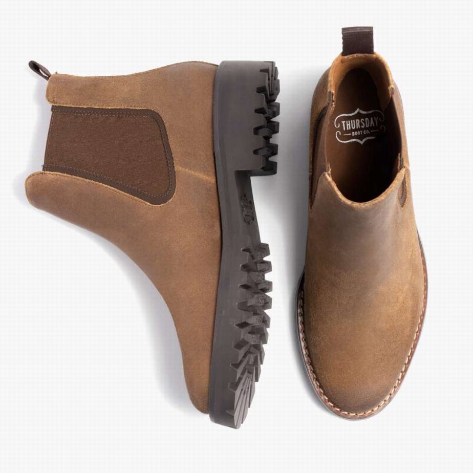 Buty Chelsea Thursday Boots Legend Damskie Safari | JFK4989YH