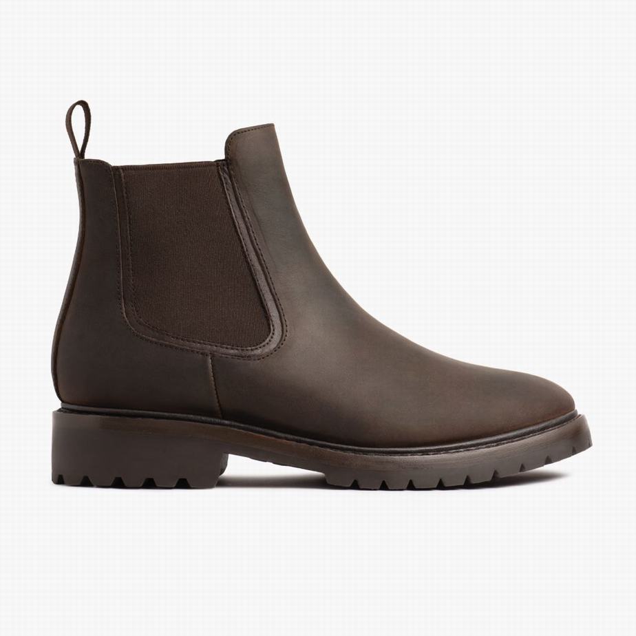 Buty Chelsea Thursday Boots Legend Męskie Brązowe | GIP6584AJ