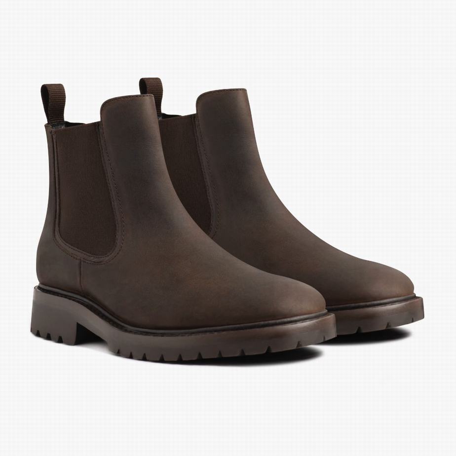 Buty Chelsea Thursday Boots Legend Męskie Brązowe | GIP6584AJ