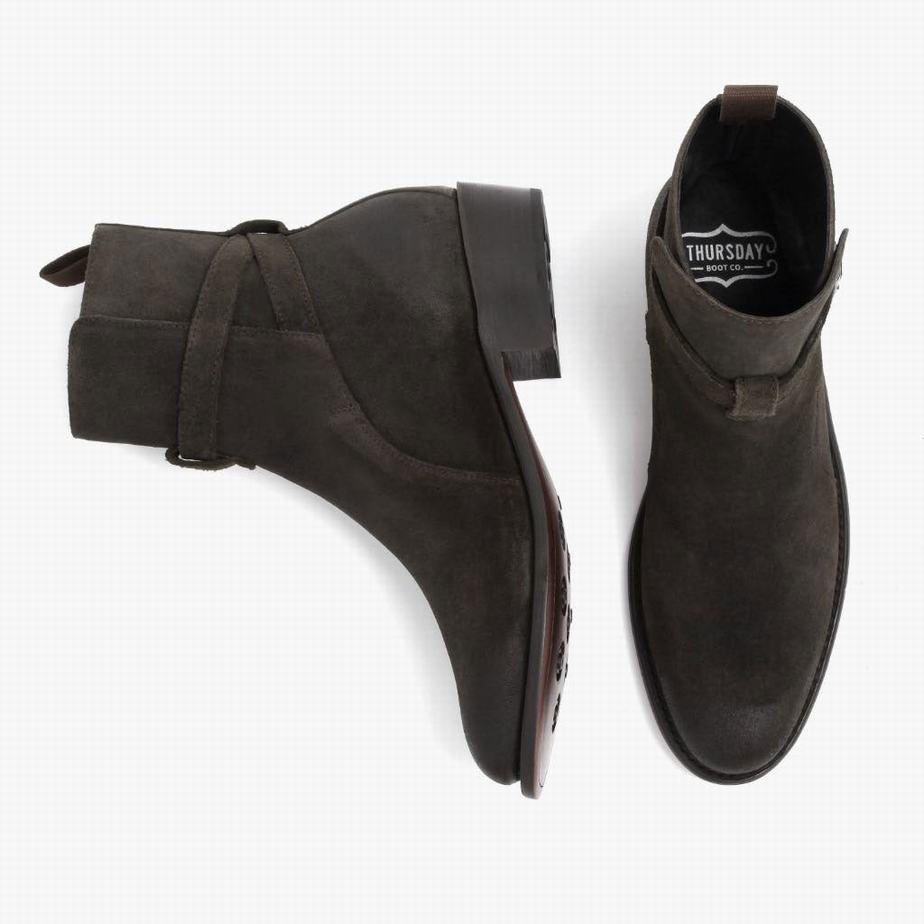 Buty Chelsea Thursday Boots Rogue Męskie Ciemny Oliwkowe | EWJ1368GU