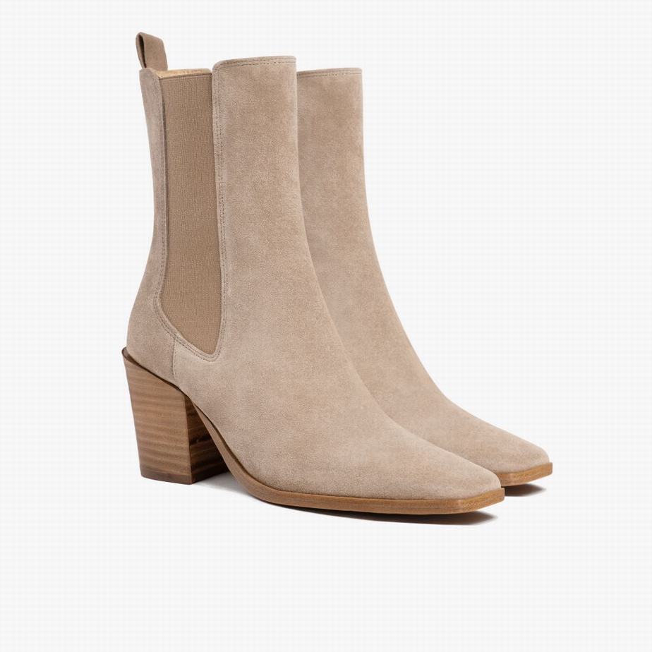 Buty Chelsea Thursday Boots Soho Damskie Brązowe | PRG8642EU