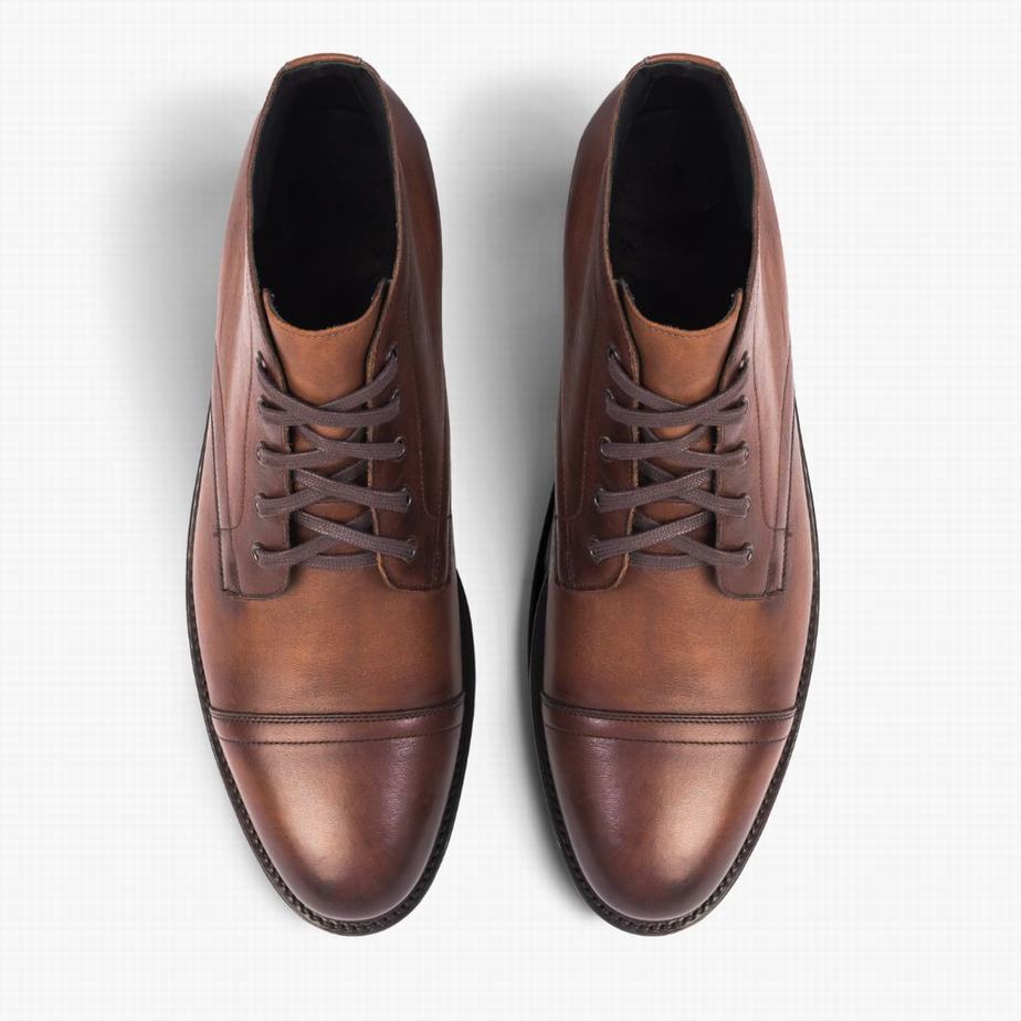 Buty Chukka Thursday Boots Cadet Męskie Walnut | QVX372DL