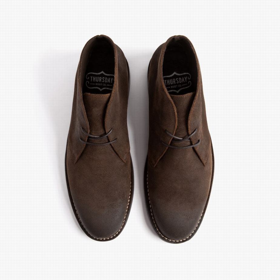 Buty Chukka Thursday Boots Scout Męskie Mocha | PZP5065HR